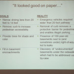 4th Urban Street Symposium: presentation slide from a June 25 session