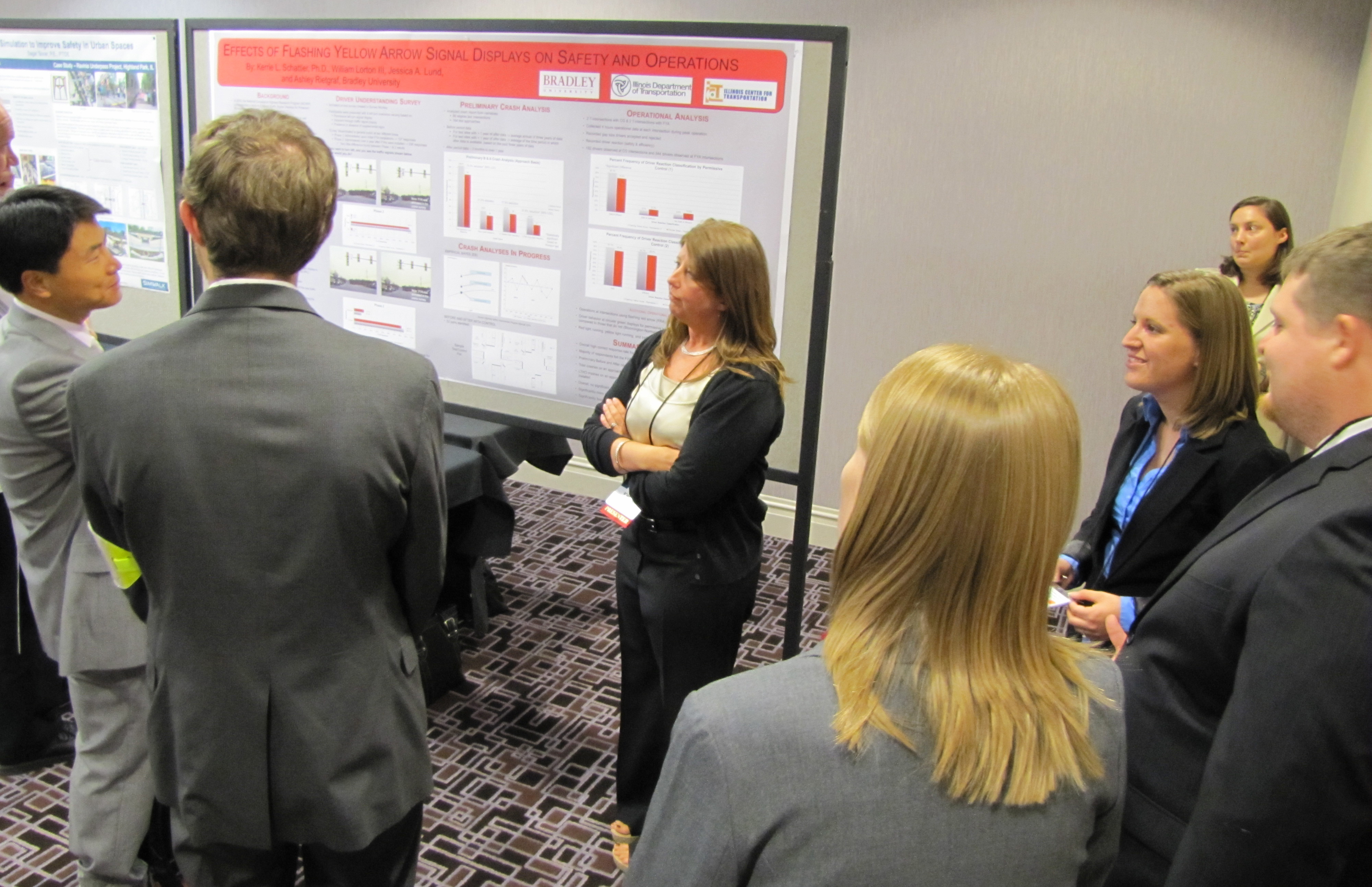 4th Urban Street Symposium: group discussion during a poster session
